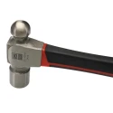 RS PRO Carbon Steel Head Ball-Pein Hammer with Fibreglass Handle, 24 oz 125-0944
