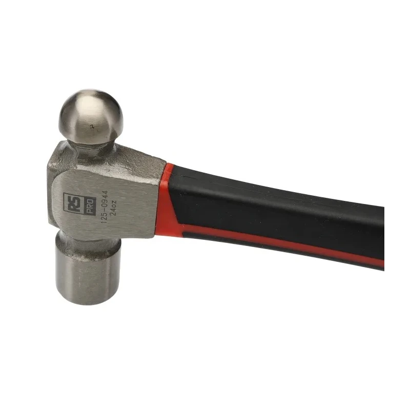 RS PRO Carbon Steel Head Ball-Pein Hammer with Fibreglass Handle, 24 oz 125-0944