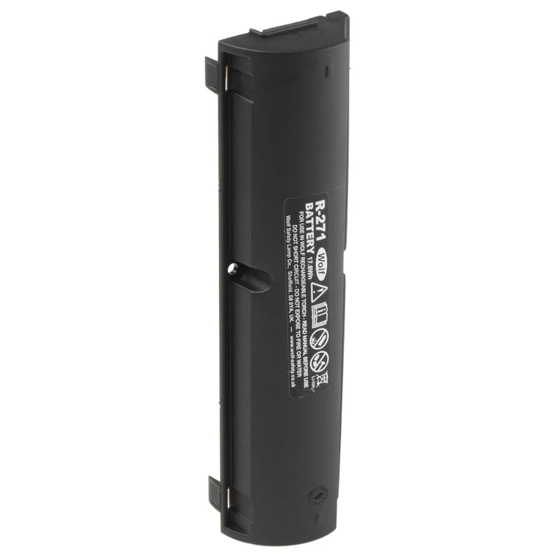 Wolf Safety Rechargeable 7.4 V Lithium-Ion Torch Battery 2.4 Ah Capacity R-271