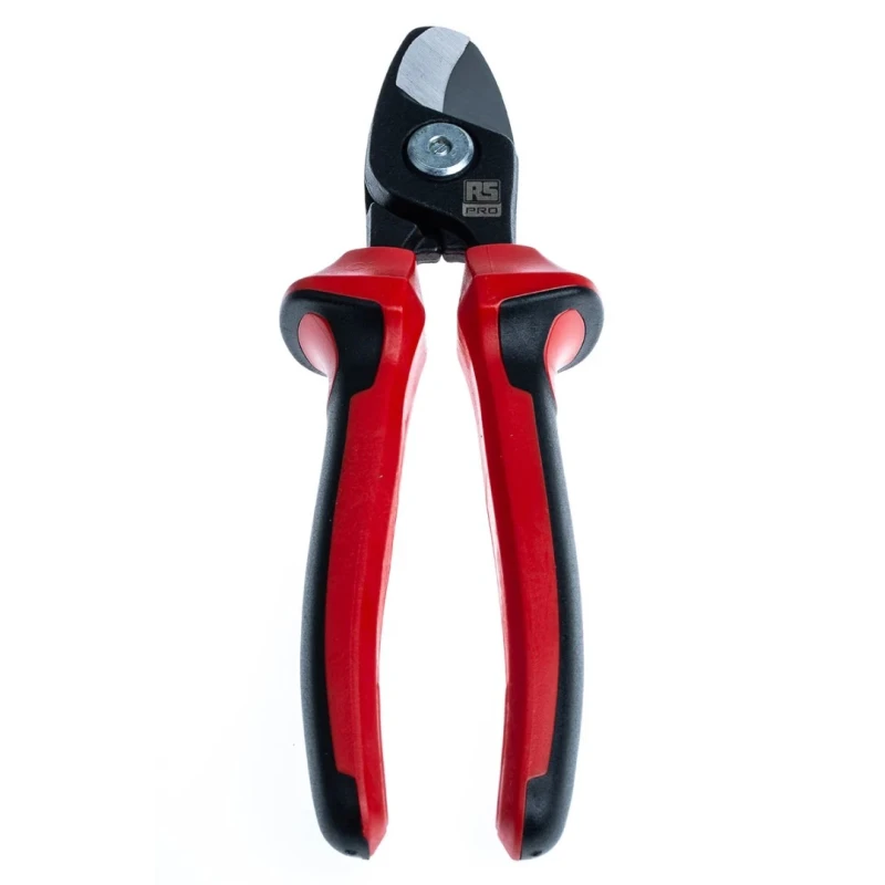 RS PRO Straight Cable Cutter Bi-Material Handle Rubber Grip 170mm 125-3105