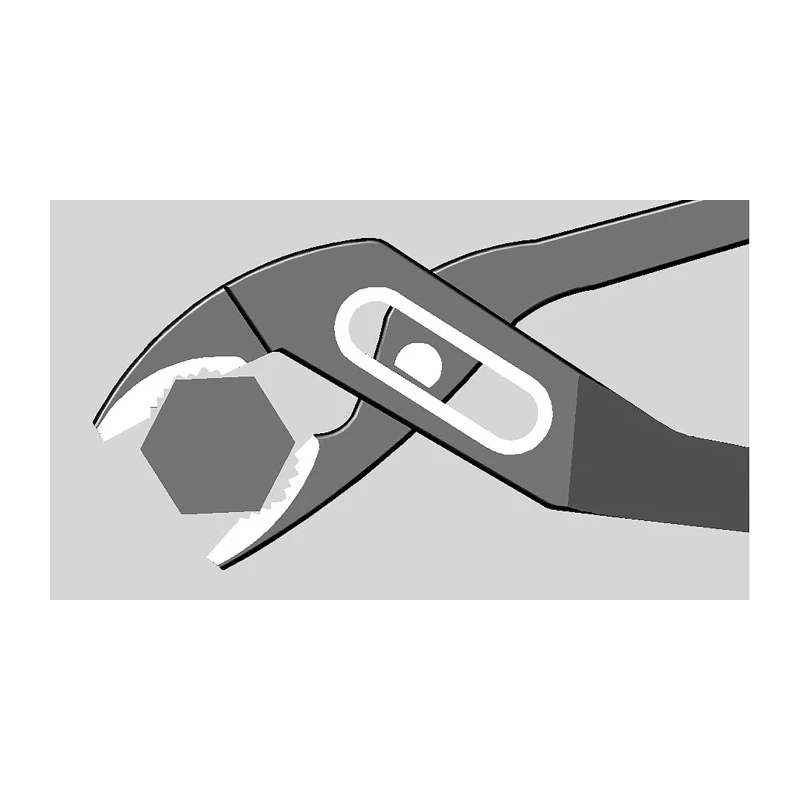 RS PRO 2-Piece Curved Box Joint Water Pump Pliers 250mm Overall Length VDE 1000V Approved 125-3103