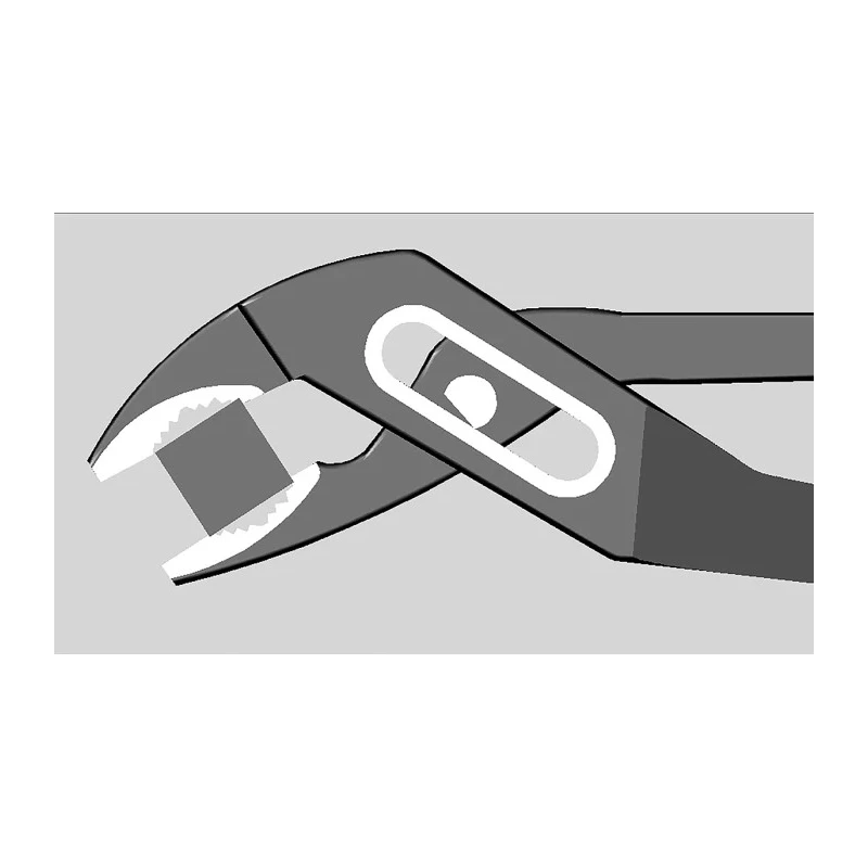 RS PRO 2-Piece Curved Box Joint Water Pump Pliers 250mm Overall Length VDE 1000V Approved 125-3103