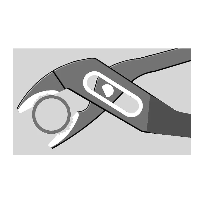 RS PRO 2-Piece Curved Box Joint Water Pump Pliers 250mm Overall Length VDE 1000V Approved 125-3103