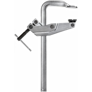 Bessey 300 mm x 120 mm Chrome Stainless Steel Spring Clamp with 7.5kN Clamping Force GRA30-12