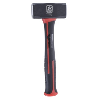 RS PRO Carbon Steel Head Lump Hammer with Fibreglass Handle 1000 g 125-0941