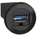 Schneider Electric USB Connector Straight Panel Female 1 Port USB Type A USB 3.0 IP20 XB5PUSB3