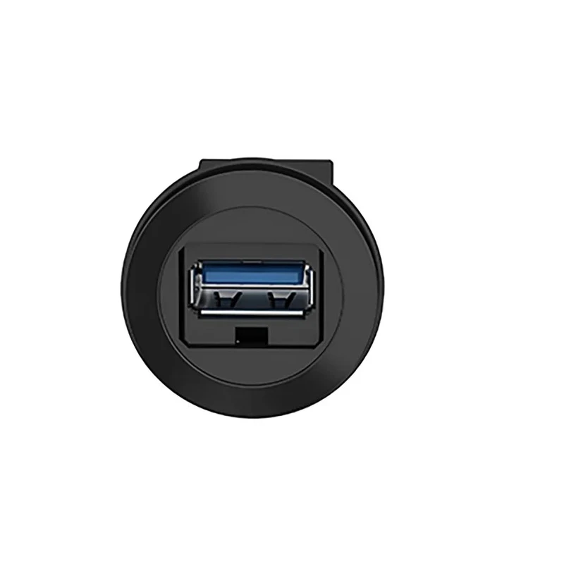 Schneider Electric USB Connector Straight Panel Female 1 Port USB Type A USB 3.0 IP20 XB5PUSB3