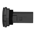 Schneider Electric USB Connector Straight Panel Female 1 Port USB Type A USB 3.0 IP20 XB5PUSB3
