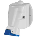 Scame Wall Mount Industrial Power Connector 16A 230V IP44 Blue 2P+PE OPTIMA-TOP 