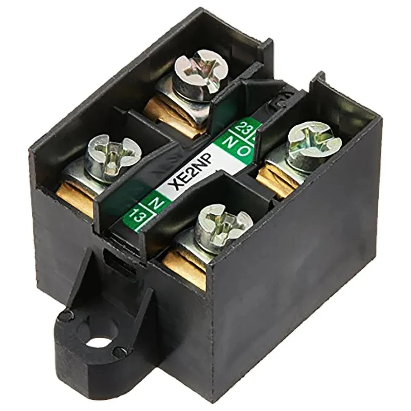 Telemecanique Sensors Limit Switch Contact Block OsiSense XC Series 2 Pole 2 NO Screw Clamp Terminal XE2NP2131