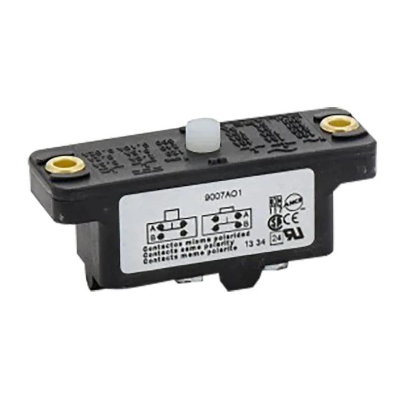 Telemecanique Sensors 9007 Series Plunger Limit Switch SPDT-DB, 600V AC, 15A, IP20, Die Cast Zinc Housing 9007AO1