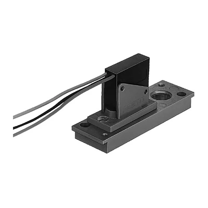 Festo Pressure Switch 1/8 in Port Size, 0 bar to 8 bar, 250 V AC, 100 mA, IP67, LED Indicator PE-1/8-2N-SW