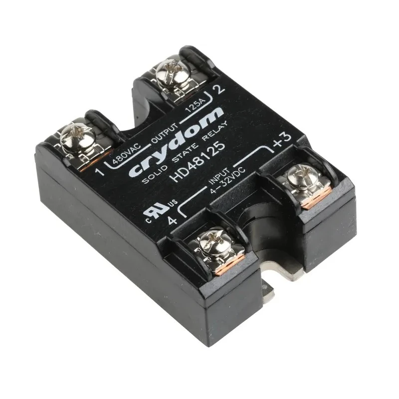 Crydom Solid State Relay, 125A Load, Panel Mount, 530V AC Load, 32V Control HD48