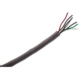 Alpha Wire Alpha Essentials Communication & Control Series Data Cable 3 Pairs 6 Cores 304m Grey Polyvinyl Jacket 5473C SL001