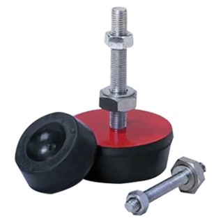 RS PRO Cylindrical M16 Anti-Vibration Mount with 800 kg Compression Load, 125 mm Outside Diameter, 155 mm Overall 126-6366