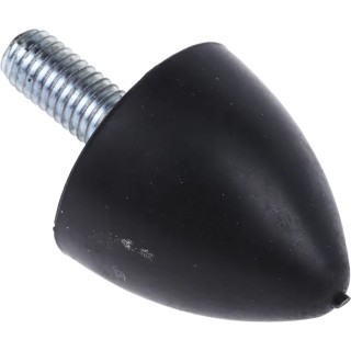 RS PRO M8 Anti-Vibration Mount Bump Stop 30 mm OD, 30 mm Height Rubber Damper 56 kg Load 126-5961