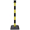 RS PRO Black Post Barrier with Black Tape Polyvinyl Chloride, 1m Height, 50mm Diameter 125-2194