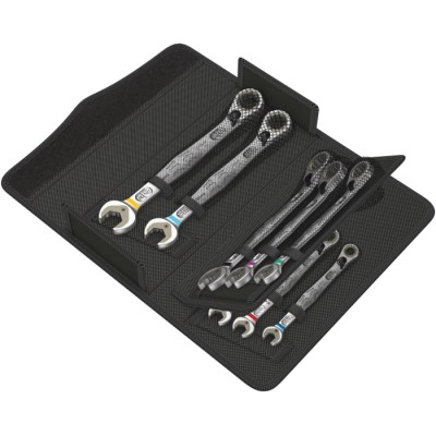 Wera Combination Ratchet Spanner 8-Piece Set, Sizes 5/16 To 3/4 in 05020093001