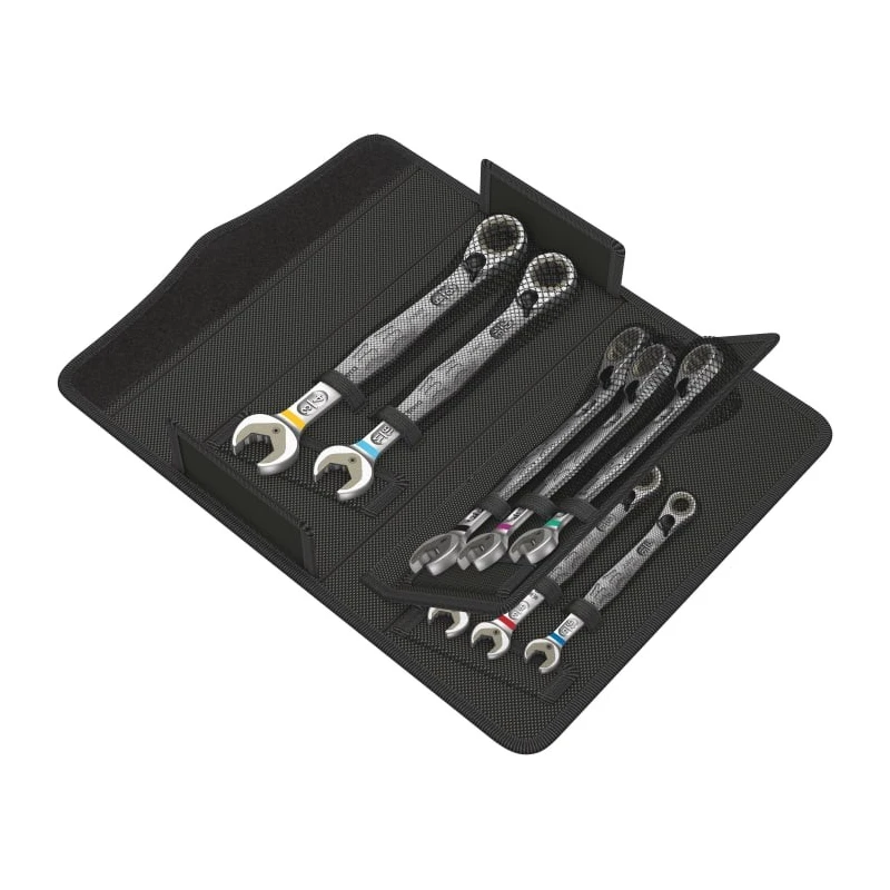 Wera Combination Ratchet Spanner 8-Piece Set, Sizes 5/16 To 3/4 in 05020093001