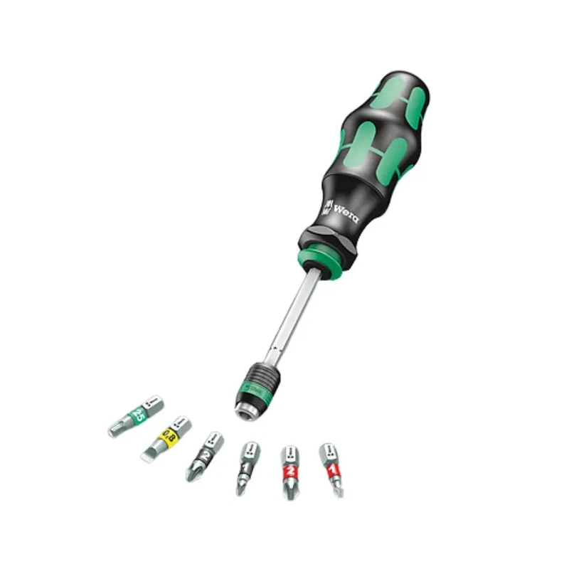 Wera Hex, Hex, Phillips, Pozidriv, Slotted, Torx Screwdriver Bit Set 7 Pieces 05051016001