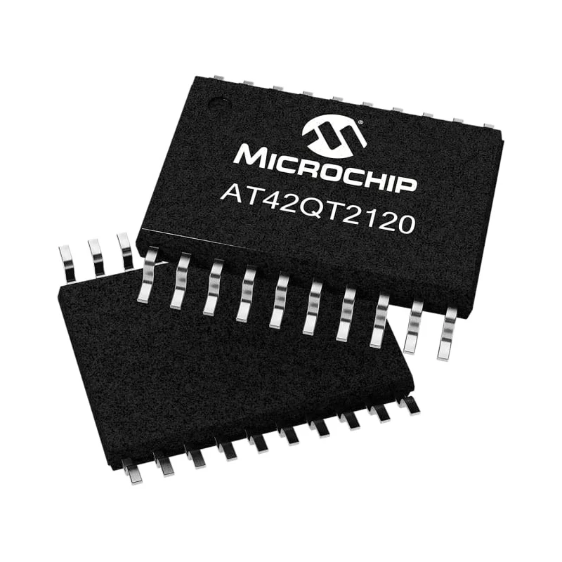 Microchip Spread-Spectrum Charge-Transfer Serial-I2C Touch Screen Controller TSSOP 20-Pin AT42QT2120-XU