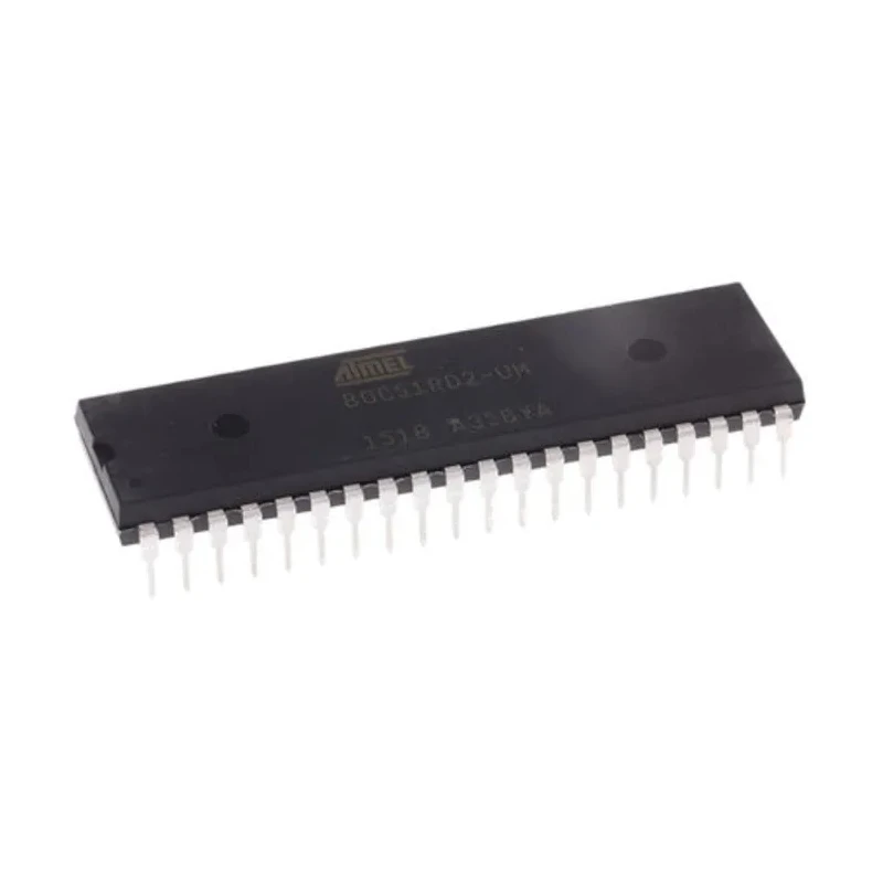 Microchip 8-bit AT80 Microcontroller 40 MHz FLASH, 40-Pin PDIL AT80C51RD2-3CSUM