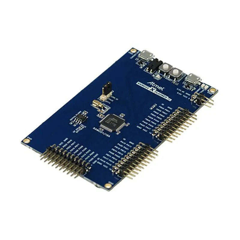 Microchip Microcontroller Development Tool ARM Cortex M0+ SAMD21J18A MCU 8 Mbit Serial Flash USB Interface ATSAMD21-XPRO