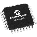 Microchip 8 bit AVR Microcontroller ATMEGA88A-AU, 20 MHz, 8kB FLASH, 32-Pin TQFP