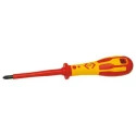 CK Insulated Screwdriver PH1 Tip 80 mm Blade Chrome Vanadium Steel VDE 1000V Approved 187mm Overall T49142-1