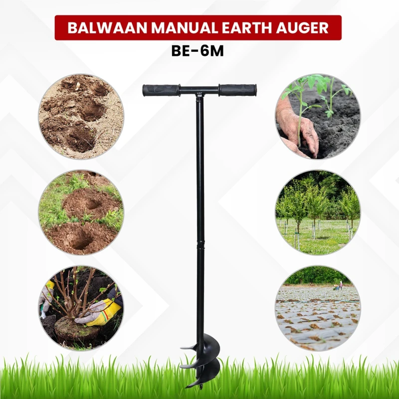 Buy Balwaan BE-6M Manual Earth Auger 6 Inch at Best Prices