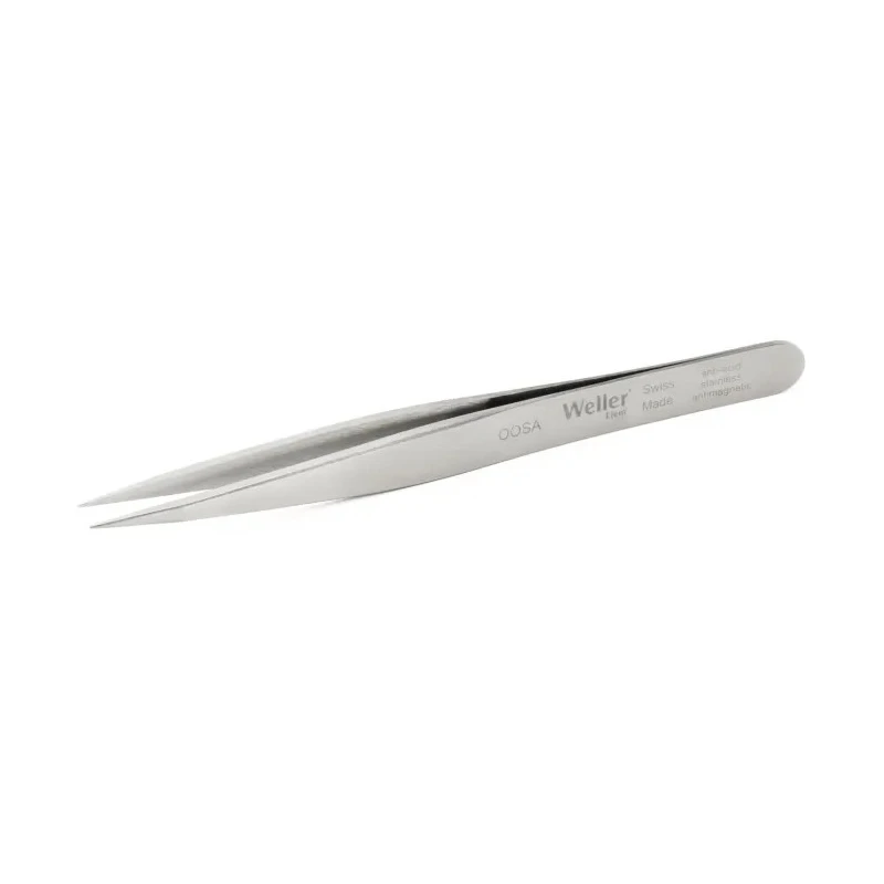 Weller Erem Stainless Steel Pointed Tweezer 4.7in, Anti-Magnetic, Anti-Acid OOSA
