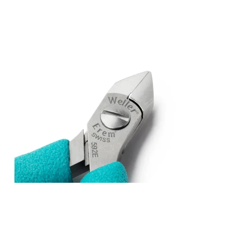 Weller Erem Flush ESD Safe Tip Cutter Cable Cutter 115mm Length, 0.8mm Cut Capacity 592E