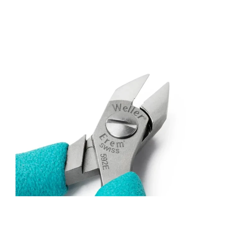 Weller Erem Flush ESD Safe Tip Cutter Cable Cutter 115mm Length, 0.8mm Cut Capacity 592E