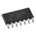 Microchip 8-Bit AVR ATtiny24A Microcontroller 20 MHz 2kB FLASH 14-Pin SOIC ATTINY24A-SSU