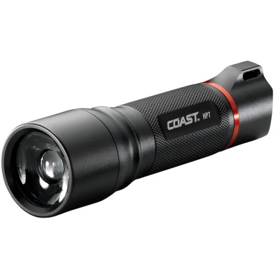 Coast LED Torch Black Aluminium Housing 410 lm Luminous Flux 4 AAA Batteries 142 mm Length HP7 Plus