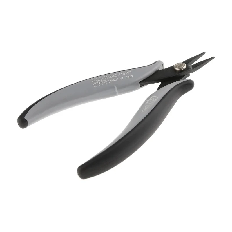 RS PRO Long Nose Plier, 140mm Overall Length, 17mm Jaw, ESD Safe 245-0520