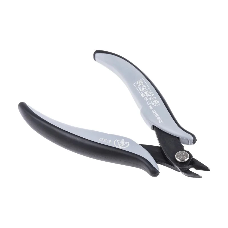RS PRO Flush ESD Safe Cable Cutter, Side Cutter, 138mm Overall Length, 10mm Jaw Width, Model 245-0491