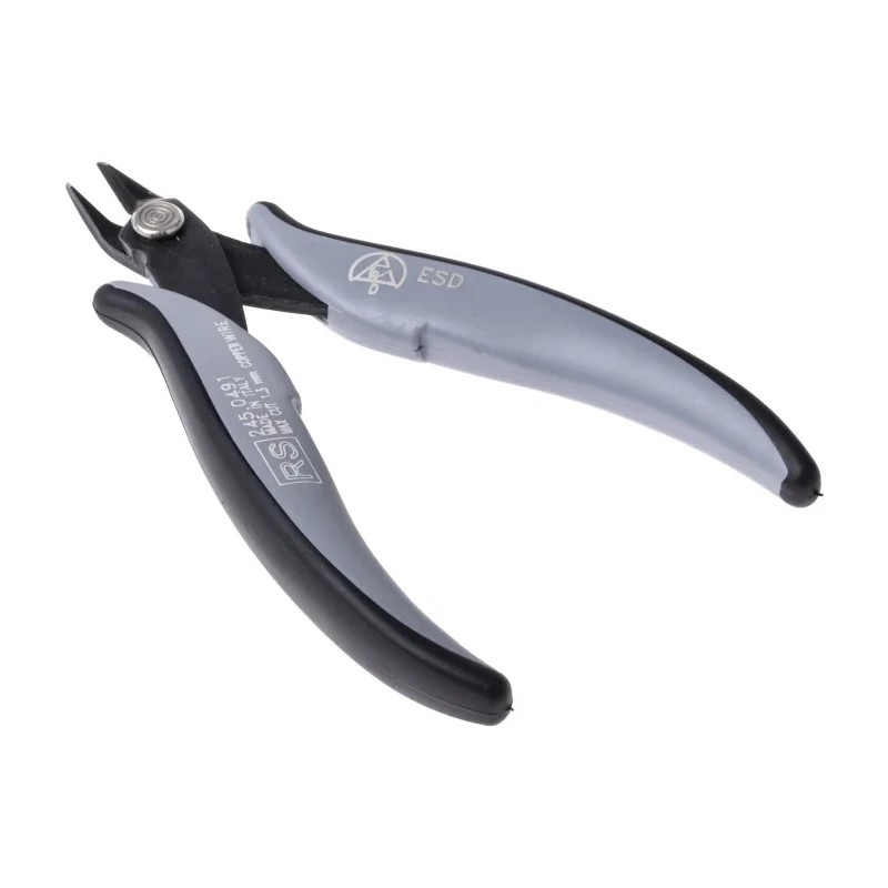 RS PRO Flush ESD Safe Cable Cutter, Side Cutter, 138mm Overall Length, 10mm Jaw Width, Model 245-0491