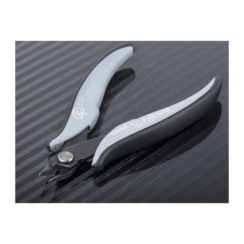 RS PRO Flush ESD Safe Cable Cutter, Side Cutter, 138mm Overall Length, 10mm Jaw Width, Model 245-0491