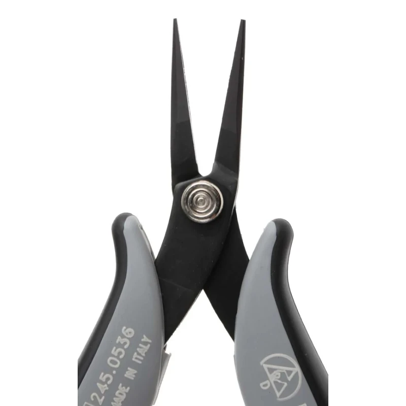 RS PRO Long Nose Plier 160mm Overall Length, 17mm Jaw, ESD Safe 245-0536