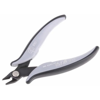 RS PRO Flush ESD Safe Cable Cutter, Side Cutter, 138mm Length, 10mm Jaw Width, 8mm Jaw Length, Model 245-0570