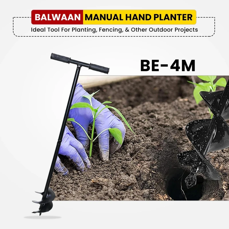 Shop Balwaan BE-4M Manual Earth Auger 4 Inch at Lowest Prices