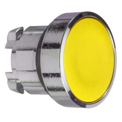 Schneider Electric Harmony Series Yellow Momentary Push Button Head, 22 mm Cutout, IP66, IP67 ZB5AW583