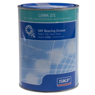 SKF Mineral Oil Grease 1 kg Extreme-Pressure, Lithium Complex Thickener, 185 mm²/s Viscosity LGWA 2/1