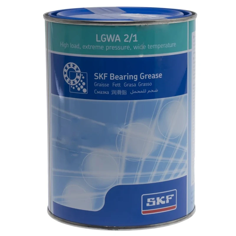 SKF Mineral Oil Grease 1 kg Extreme-Pressure, Lithium Complex Thickener, 185 mm²/s Viscosity LGWA 2/1