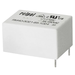 Relpol PCB Power Relay 12V DC Coil 5A Switching Current SPDT RM40-2011-85-1012