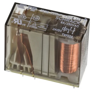 TE Connectivity PCB Force Guided Relay 24V DC Coil Voltage 2-Pole 1 NO/1 NC V23047-A1024-A511 1-1393258-7