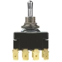 TE Connectivity Panel Mount Toggle Switch On-Off 4PST Tab Terminal 30 V dc 250 V ac A4TK15W04