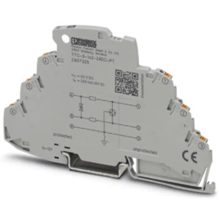 Phoenix Contact Surge Protector 10 kA TTC Series DIN Rail Mount 69.5mm Length 3.5mm Depth 2907325