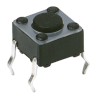 C & K IP40 Blue Tactile Switch Button SPST Momentary 50mA 12V dc Through Hole